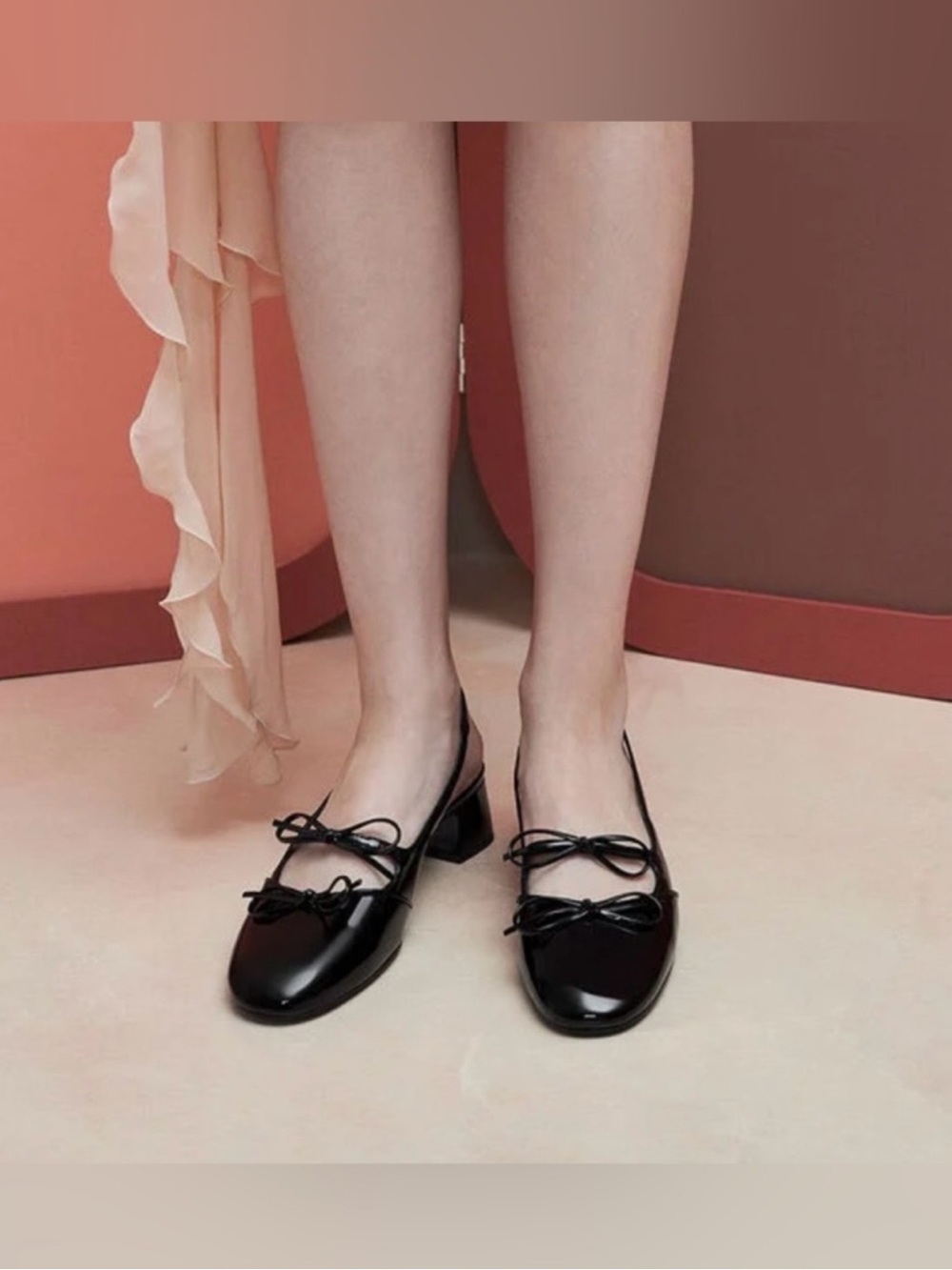 Charles & Keith Dorri Double-Bow Slingback Pumps
